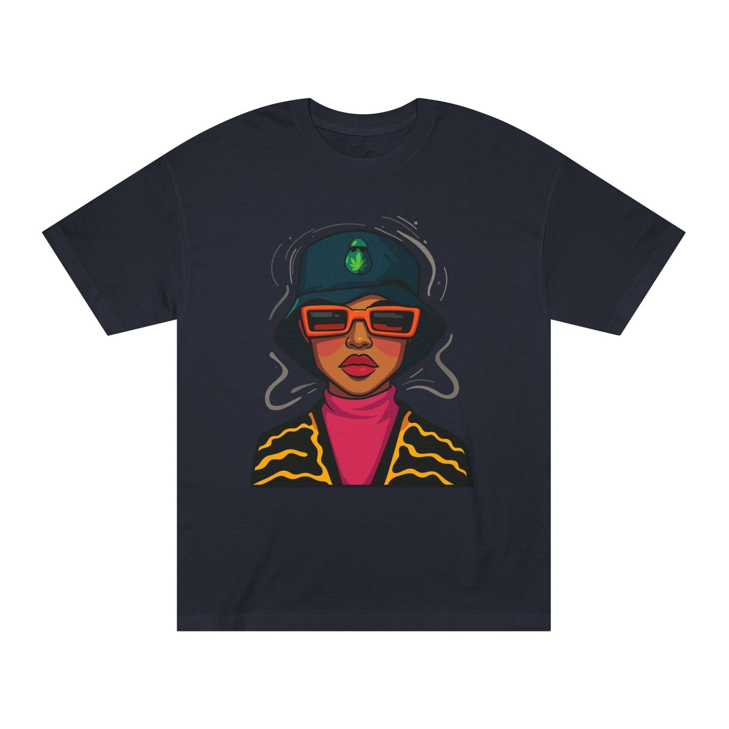 Sassy Illustrated Unisex Classic Tee - Trendy Graphic Shirt, Fashionable Gift, Streetwear, Statement Tee, Vintage Style T-Shirt