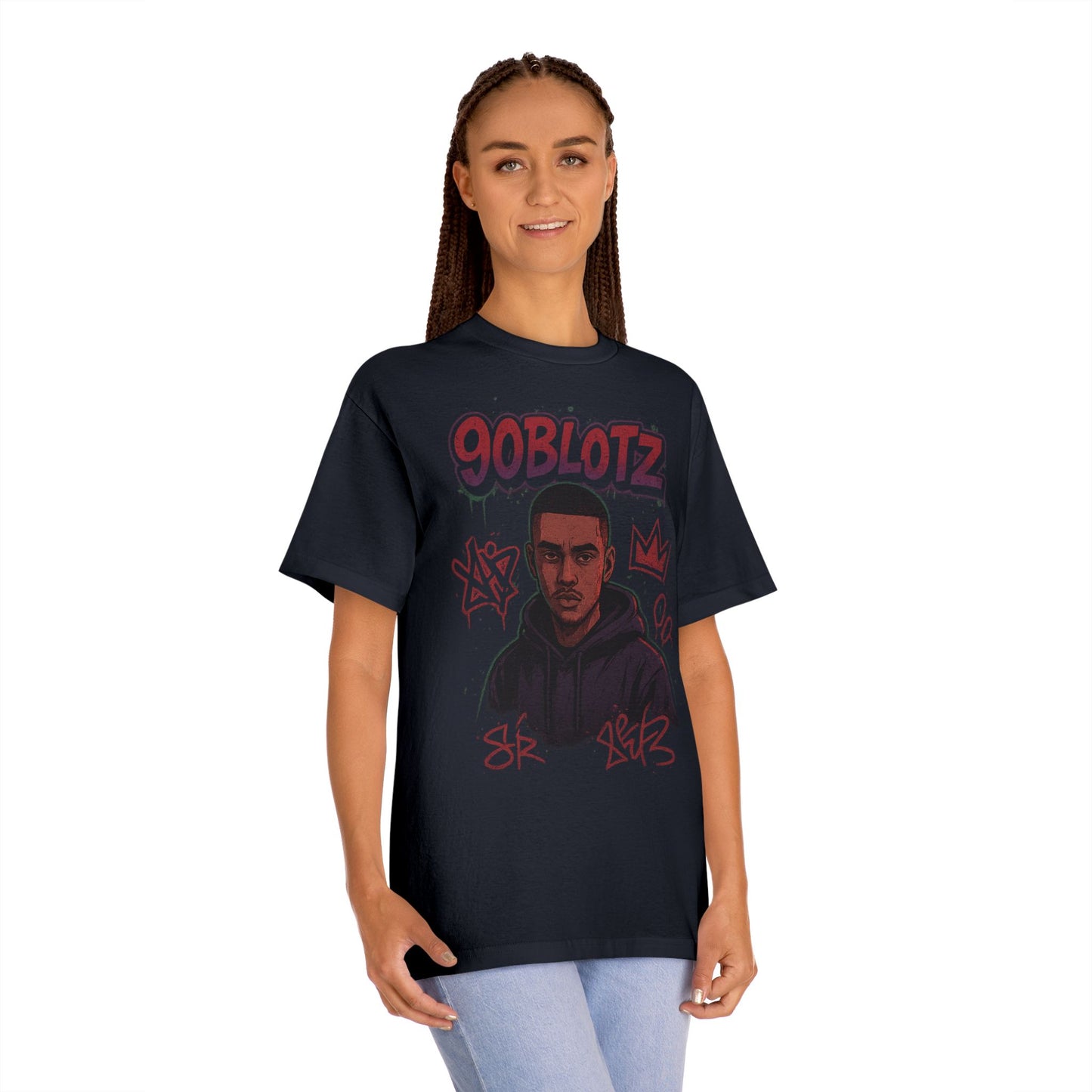 90BLOTZ Urban Art Unisex Classic Tee, Streetwear, Graphic T-Shirt, Casual Style, Gift for Him, Trendy Fashion