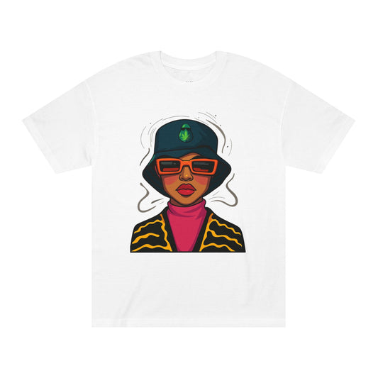 Sassy Illustrated Unisex Classic Tee - Trendy Graphic Shirt, Fashionable Gift, Streetwear, Statement Tee, Vintage Style T-Shirt