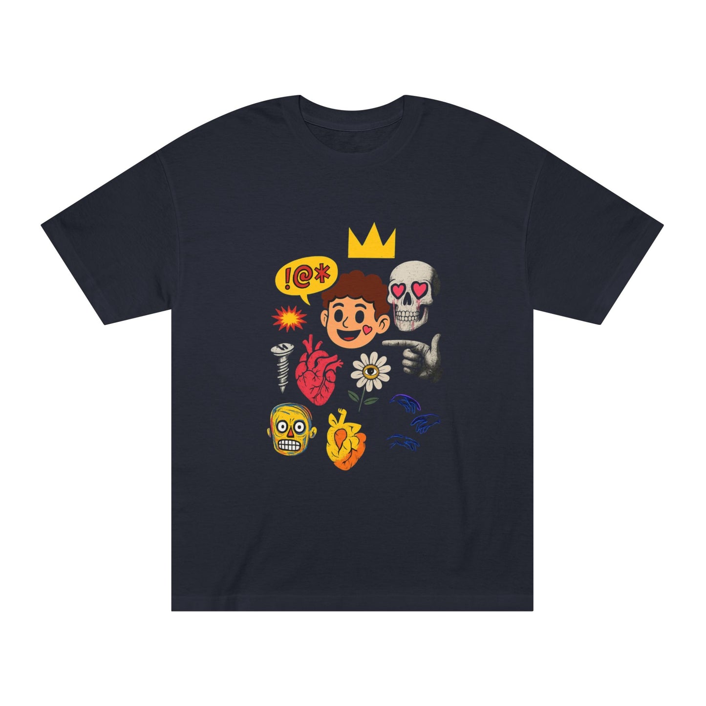 Fun Graphic Tee for All Occasions, Quirky Casual T-Shirt, Cool Unisex Apparel, Gifts for Friends, Retro Vibe Clothing