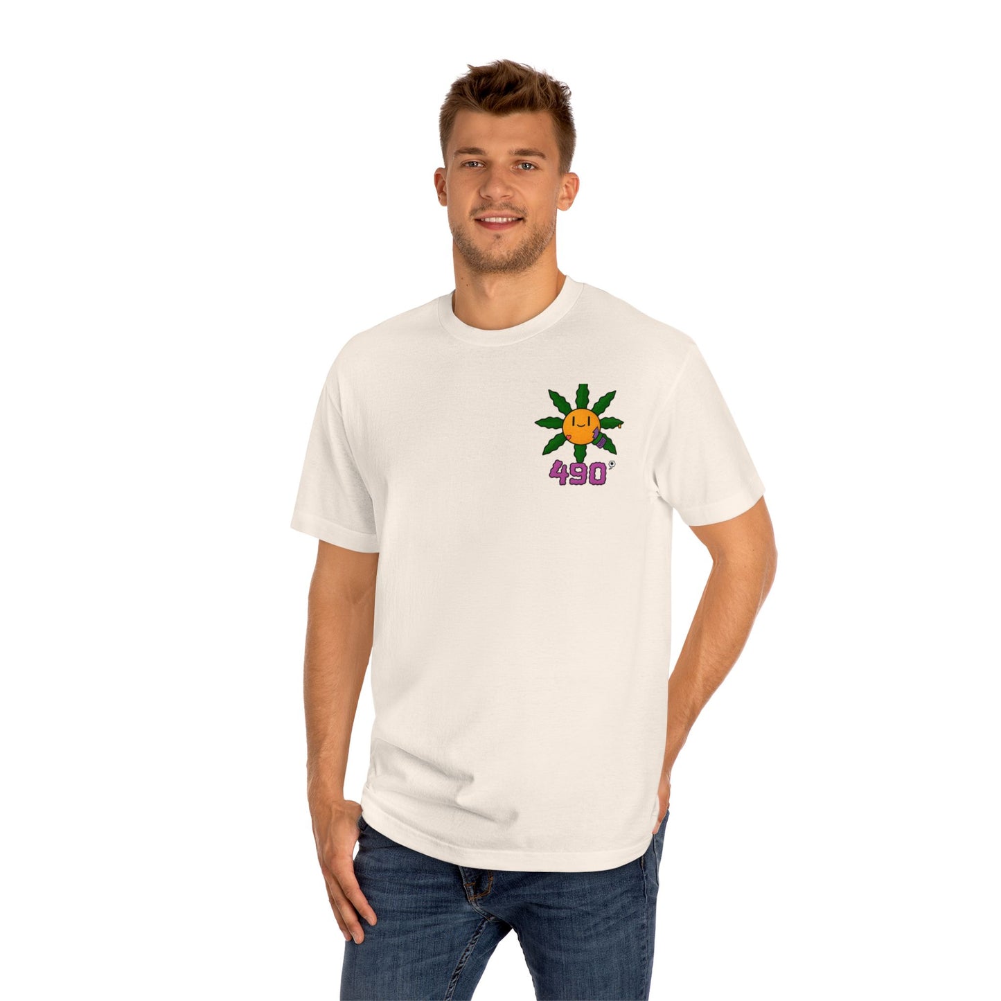 Vibrant 420 Unisex Classic Tee - Cool Weed Design for Festivals, Gifts, Streetwear, Summer Vibe, Chill Days