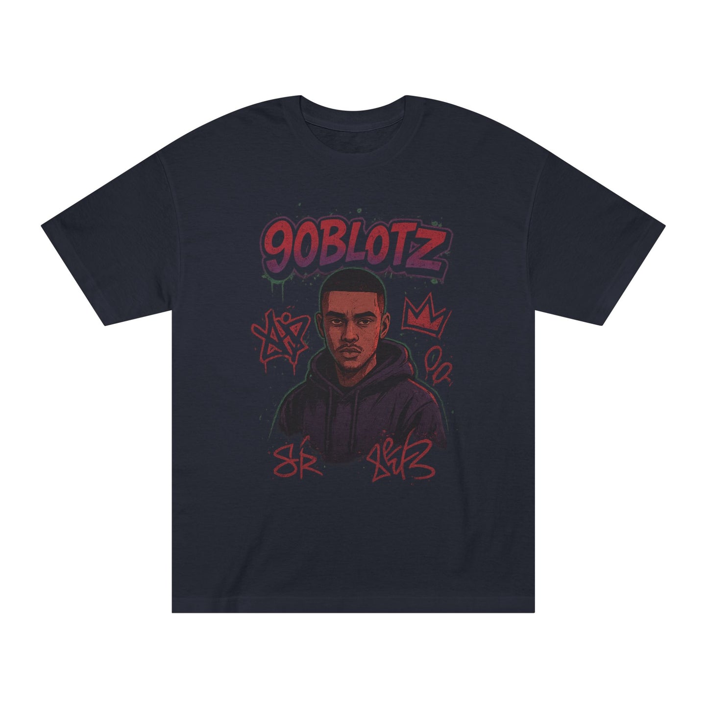 90BLOTZ Urban Art Unisex Classic Tee, Streetwear, Graphic T-Shirt, Casual Style, Gift for Him, Trendy Fashion