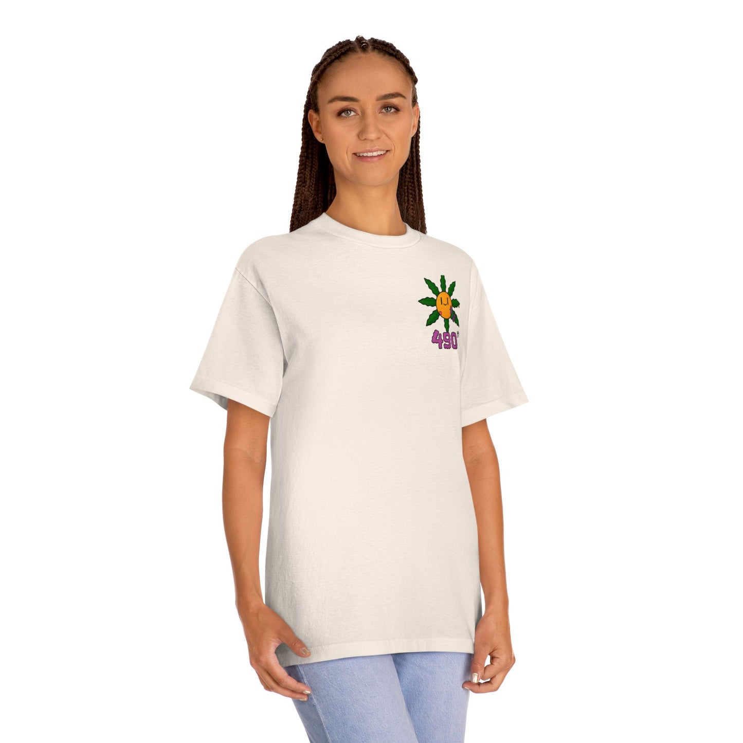 Vibrant 420 Unisex Classic Tee - Cool Weed Design for Festivals, Gifts, Streetwear, Summer Vibe, Chill Days