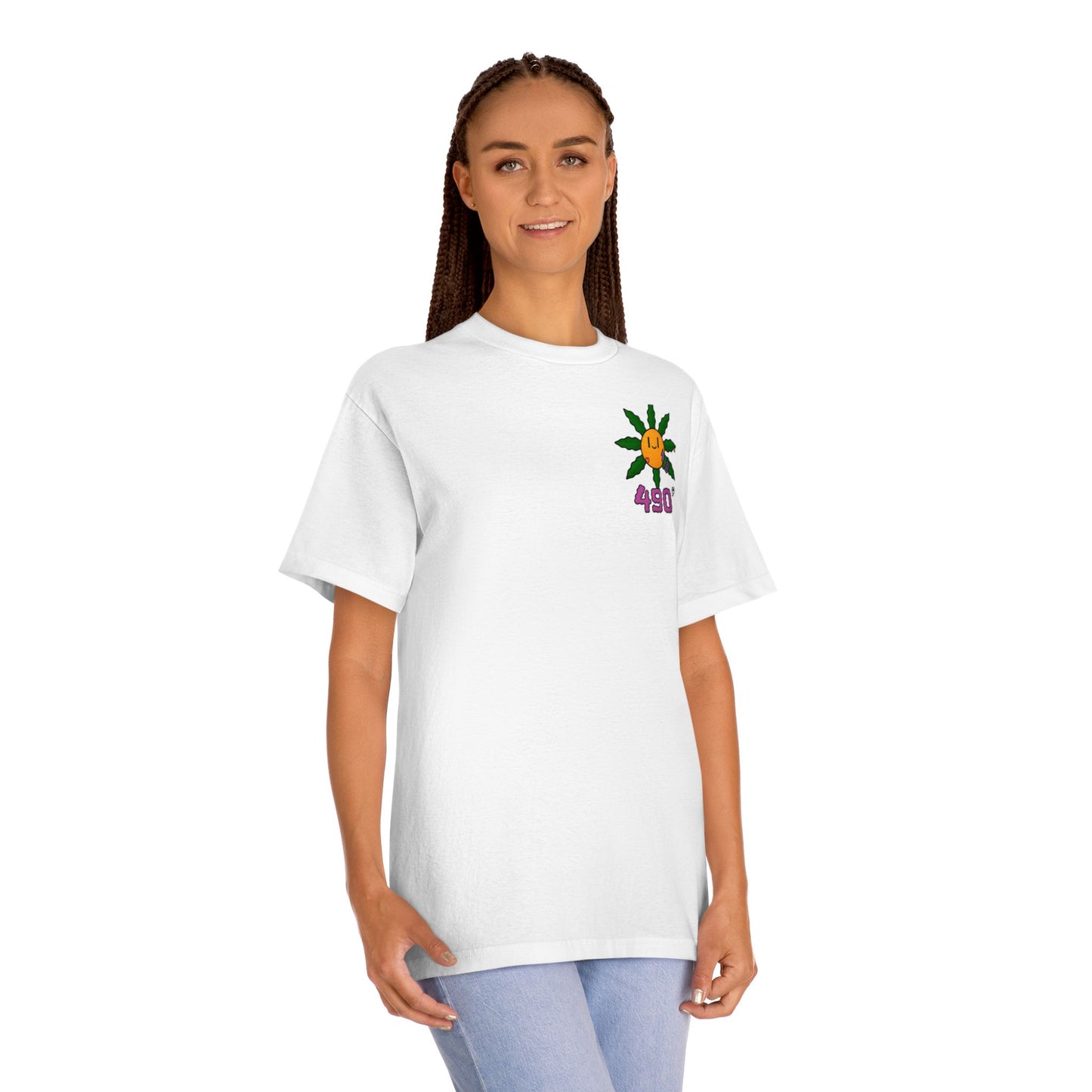 Vibrant 420 Unisex Classic Tee - Cool Weed Design for Festivals, Gifts, Streetwear, Summer Vibe, Chill Days