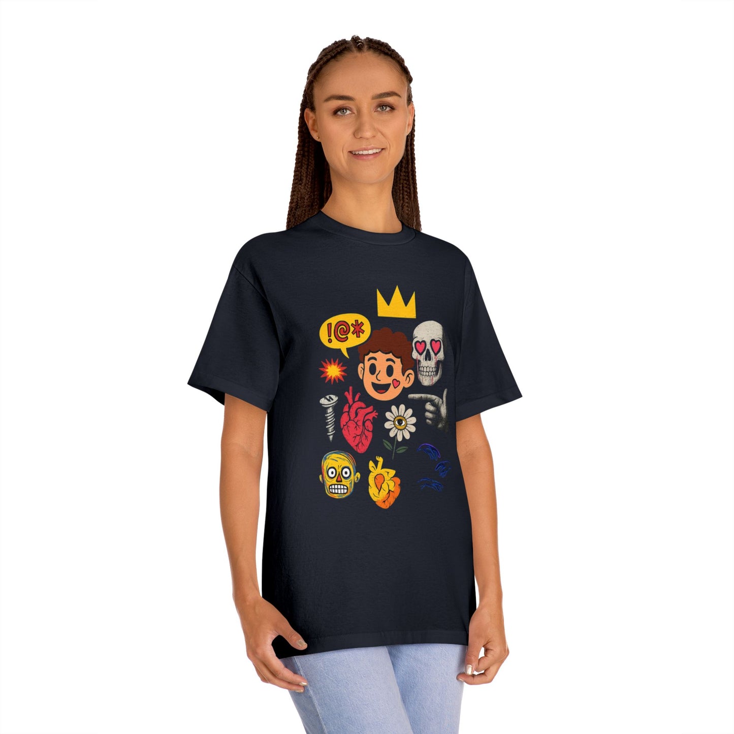 Fun Graphic Tee for All Occasions, Quirky Casual T-Shirt, Cool Unisex Apparel, Gifts for Friends, Retro Vibe Clothing