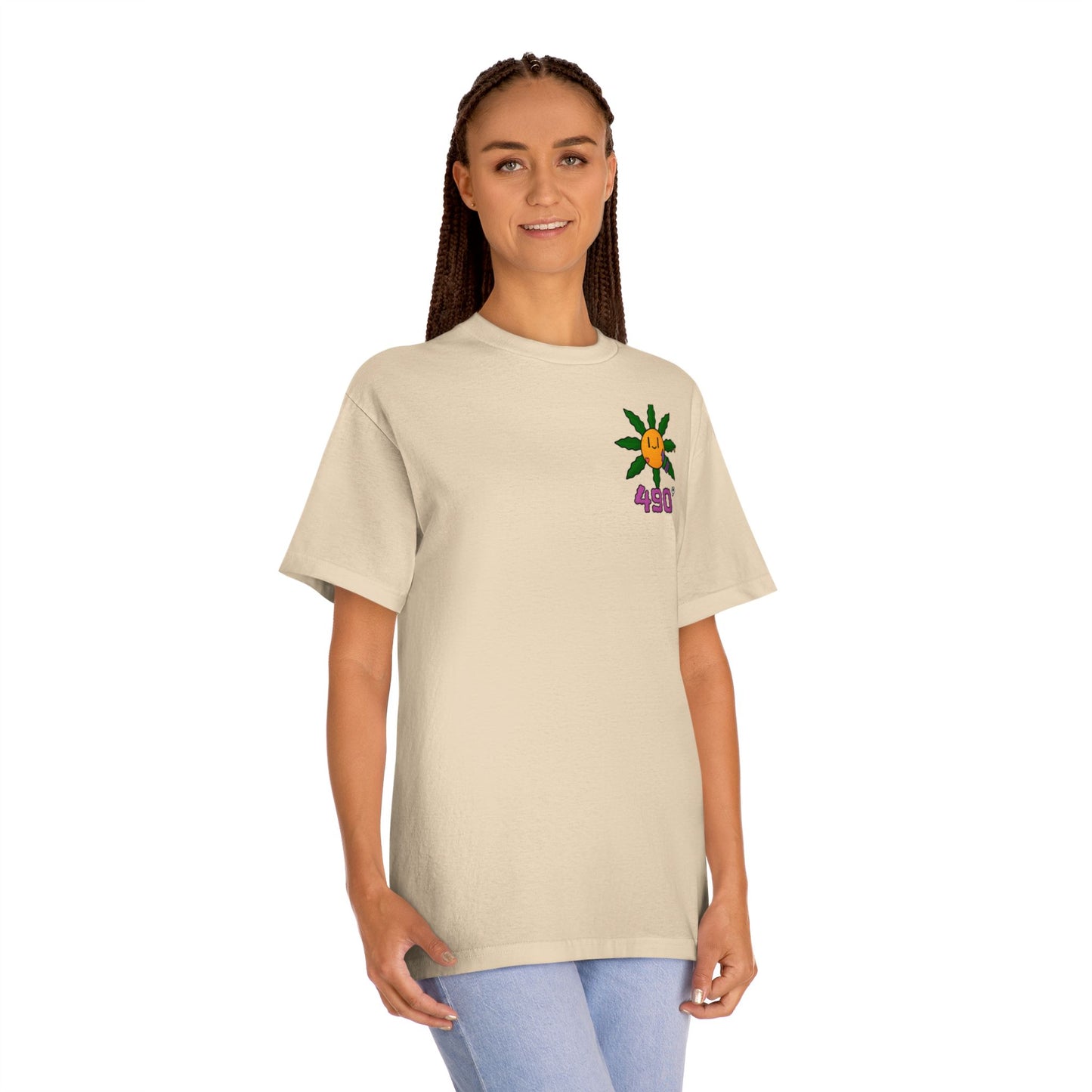 Vibrant 420 Unisex Classic Tee - Cool Weed Design for Festivals, Gifts, Streetwear, Summer Vibe, Chill Days