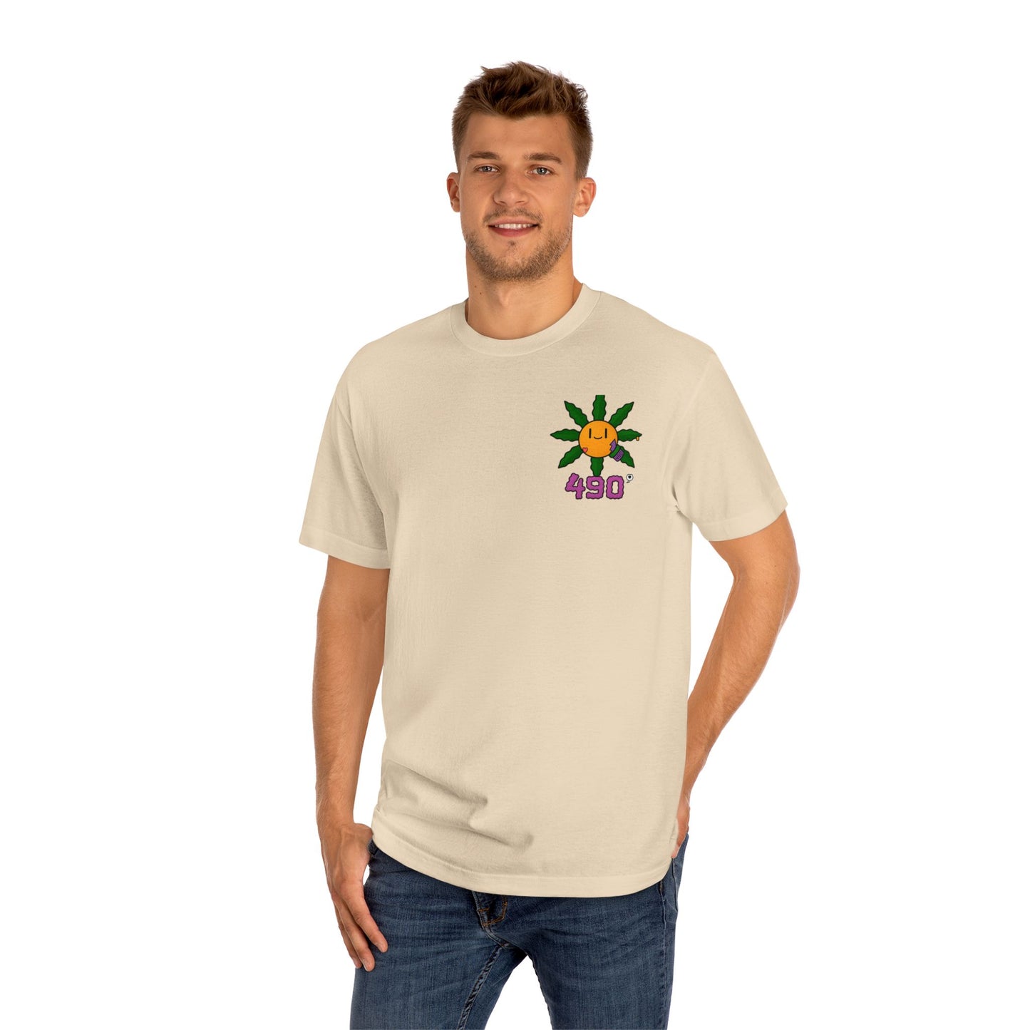 Vibrant 420 Unisex Classic Tee - Cool Weed Design for Festivals, Gifts, Streetwear, Summer Vibe, Chill Days
