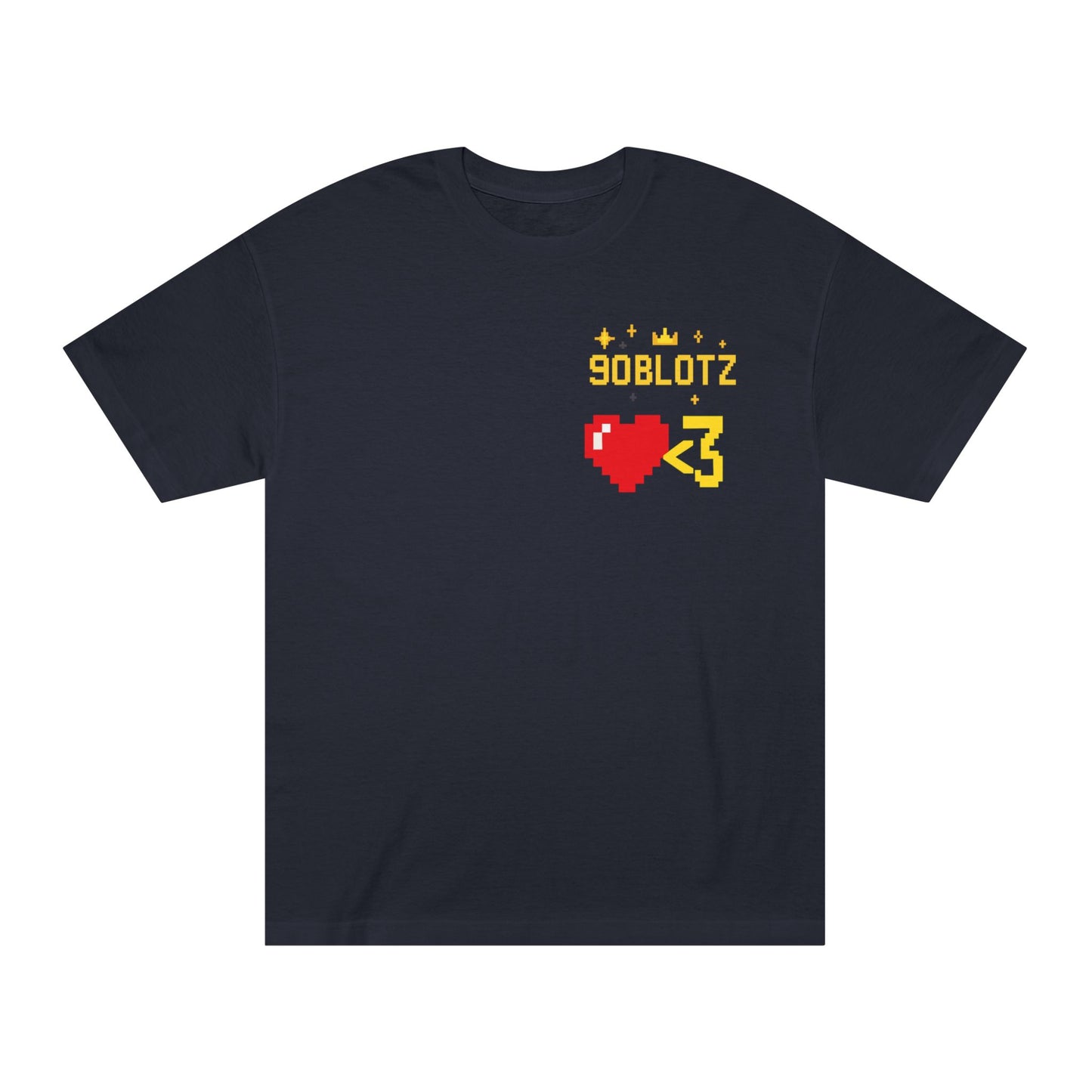 Retro Pixel Heart Unisex Classic Tee | Gamer Gift, Video Game Tee, Cute Graphic Shirt, Quirky Casual Wear, Valentine's Day Shirt