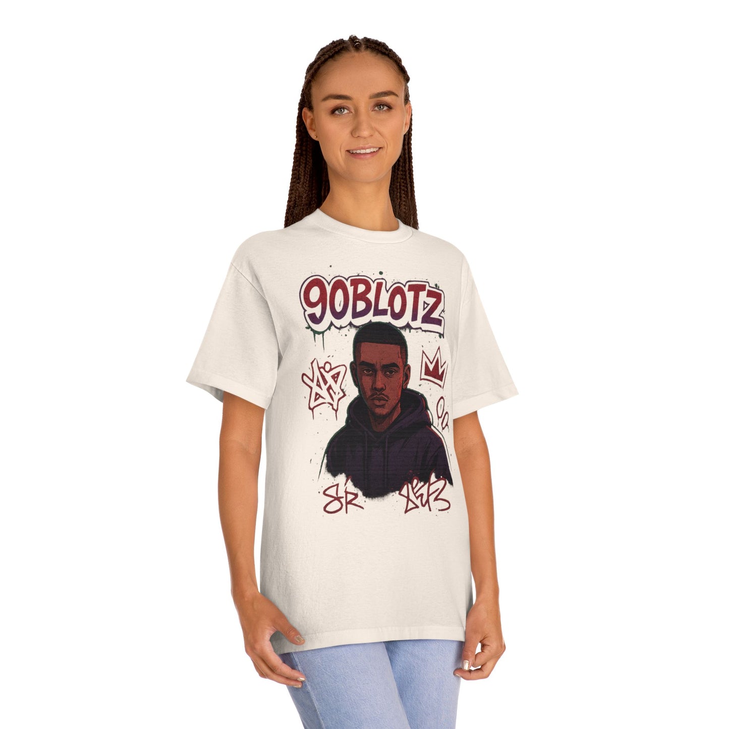 90BLOTZ Urban Art Unisex Classic Tee, Streetwear, Graphic T-Shirt, Casual Style, Gift for Him, Trendy Fashion