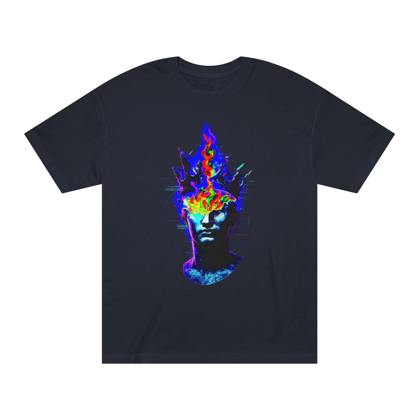 Colorful Frida-Inspired Unisex Classic Tee, Art Shirt, Retro Graphic Tee, Gift for Art Lovers, Festival Fashion