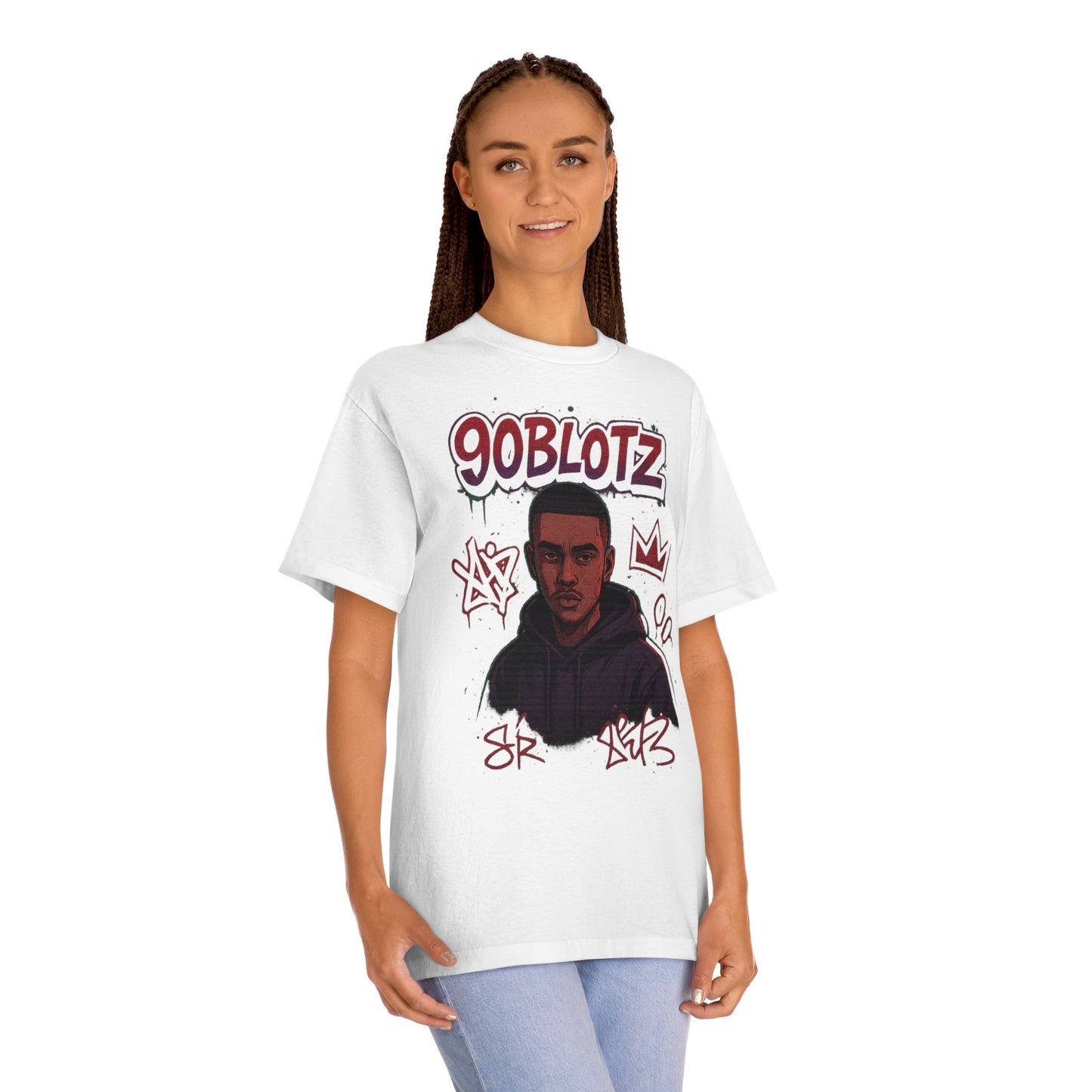 90BLOTZ Urban Art Unisex Classic Tee, Streetwear, Graphic T-Shirt, Casual Style, Gift for Him, Trendy Fashion