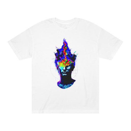 Colorful Frida-Inspired Unisex Classic Tee, Art Shirt, Retro Graphic Tee, Gift for Art Lovers, Festival Fashion