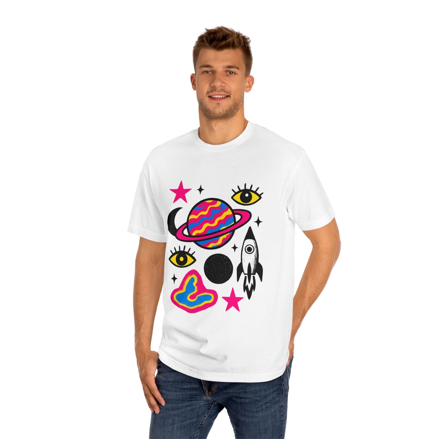 Cosmic Graphic Tee – Unisex Classic T-Shirt, Space Vibes, Gift for Astronaut Lovers, Trendy Casual Wear, Festival Apparel, Space [...]