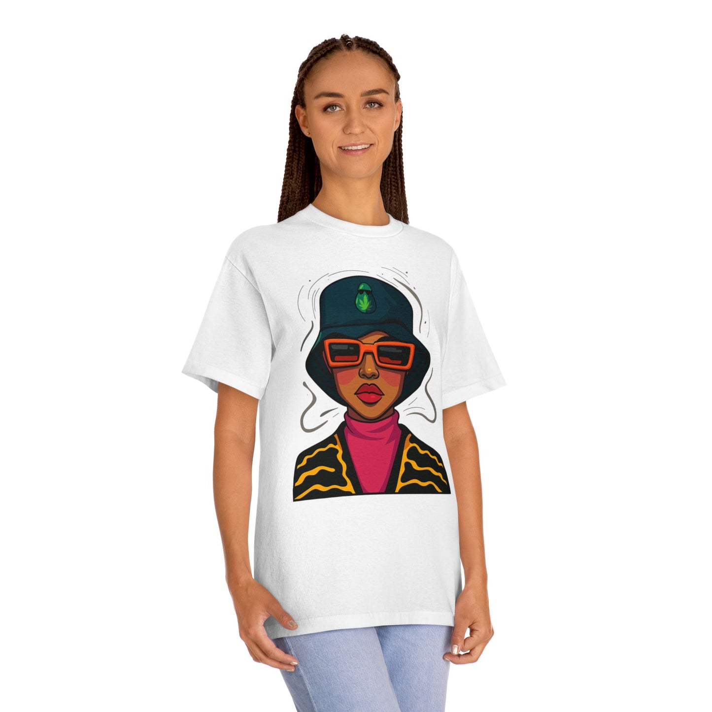 Sassy Illustrated Unisex Classic Tee - Trendy Graphic Shirt, Fashionable Gift, Streetwear, Statement Tee, Vintage Style T-Shirt