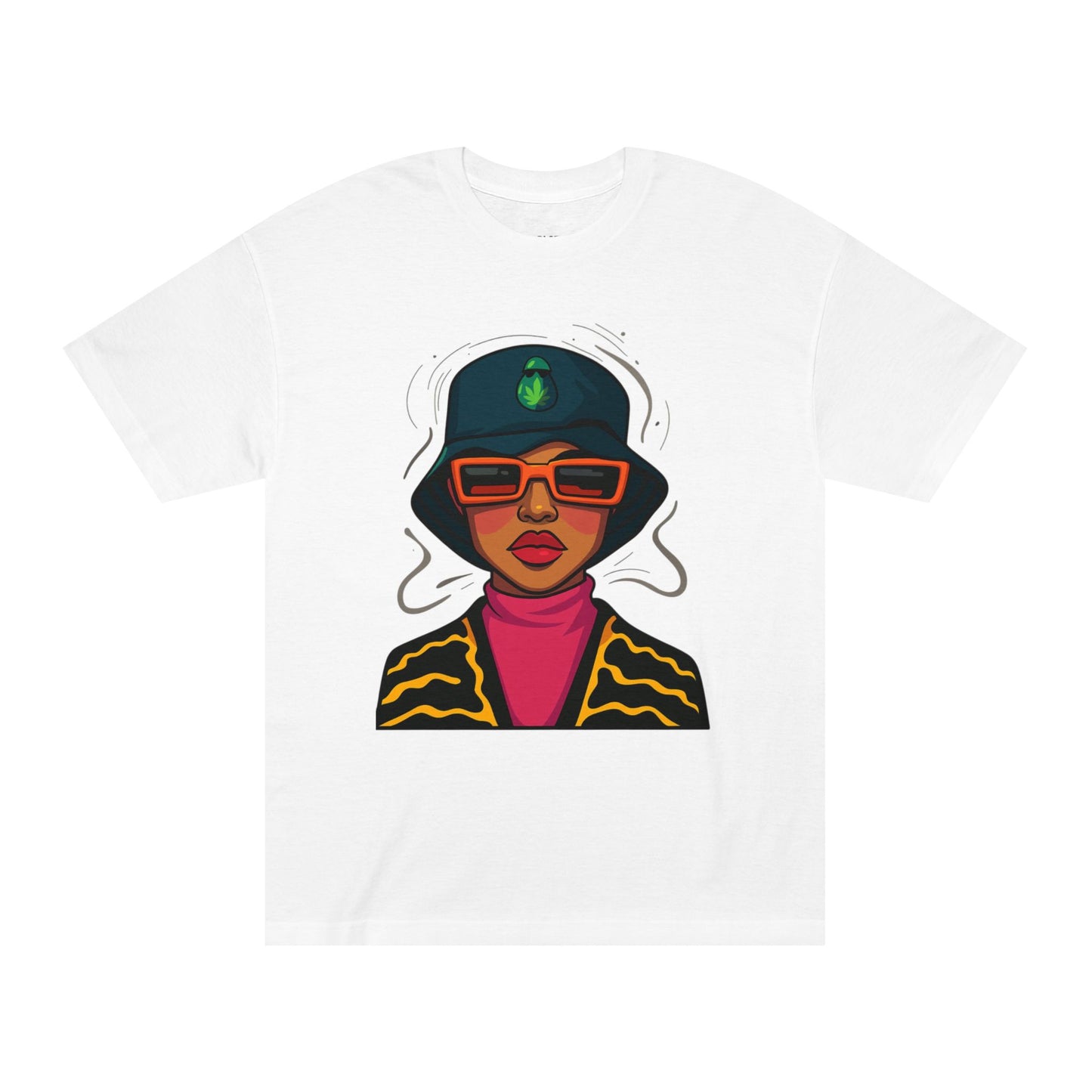 Sassy Illustrated Unisex Classic Tee - Trendy Graphic Shirt, Fashionable Gift, Streetwear, Statement Tee, Vintage Style T-Shirt