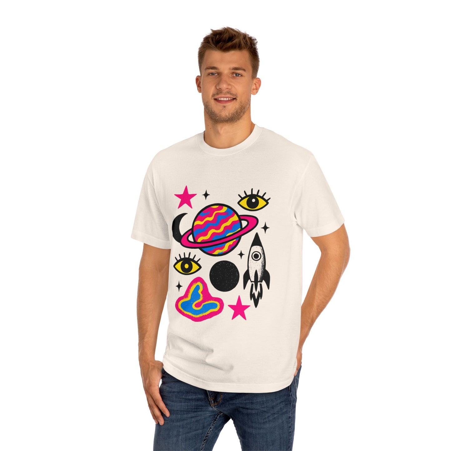 Cosmic Graphic Tee – Unisex Classic T-Shirt, Space Vibes, Gift for Astronaut Lovers, Trendy Casual Wear, Festival Apparel, Space [...]