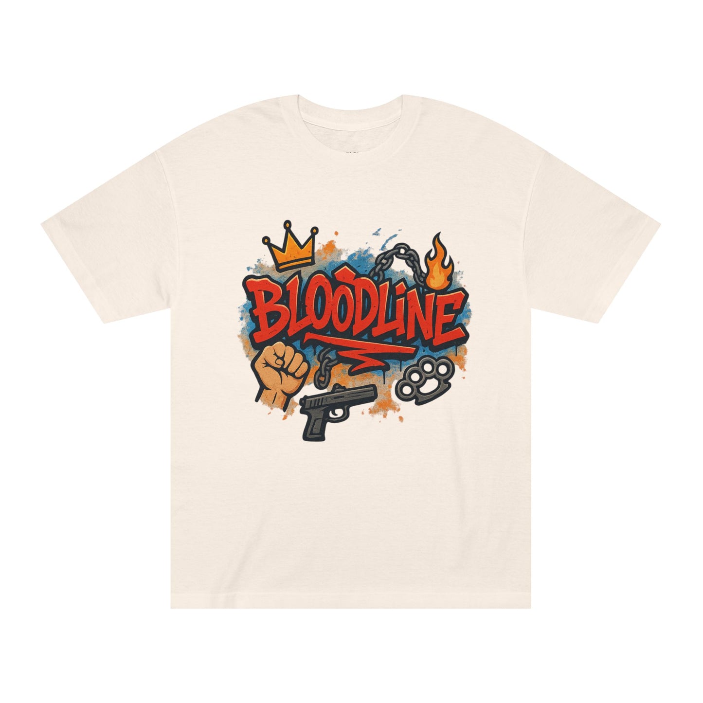 Urban Street Art Unisex Classic Tee with 'Bloodline' Design | Graffiti Style Shirt, Casual Wear, Gift for Teens, Hip Hop Fashion, [...]