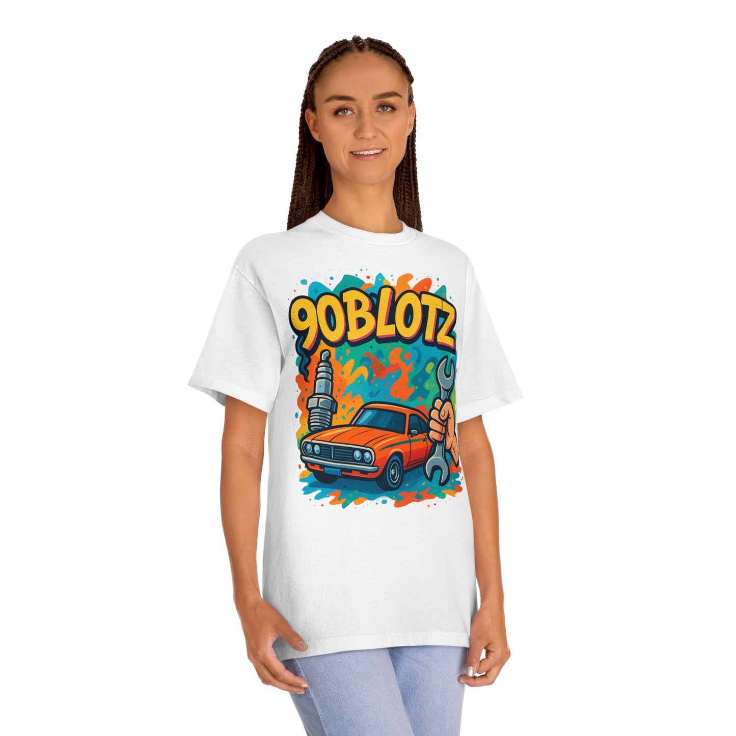 Retro Car Enthusiast Tee - 90BLOTZ Graphic Unisex Classic T-Shirt, Vintage Car Shirt, Gift for Gearheads, Auto Repair Apparel, Cool [...]