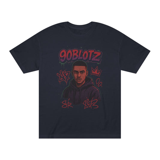 90BLOTZ Urban Art Unisex Classic Tee, Streetwear, Graphic T-Shirt, Casual Style, Gift for Him, Trendy Fashion