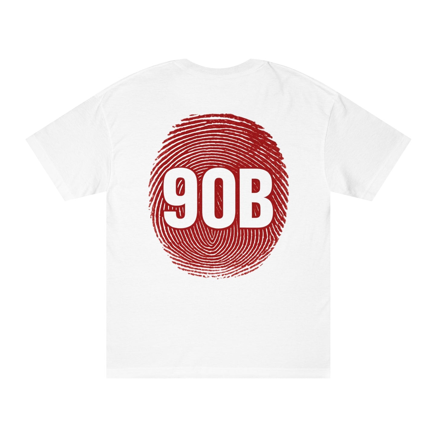 Bold Graphic Unisex Tee with 90B Design, Casual Streetwear, Gift for Him/Her, Trendy Summer Top, Perfect for Parties His name is proof of identity