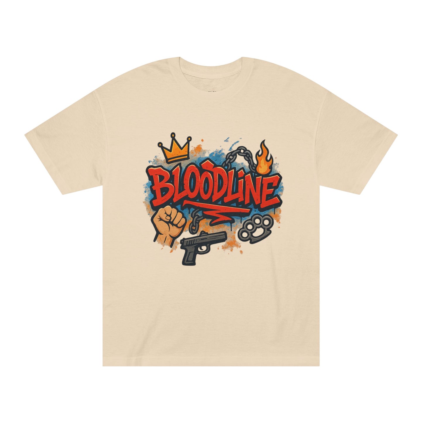 Urban Street Art Unisex Classic Tee with 'Bloodline' Design | Graffiti Style Shirt, Casual Wear, Gift for Teens, Hip Hop Fashion, [...]