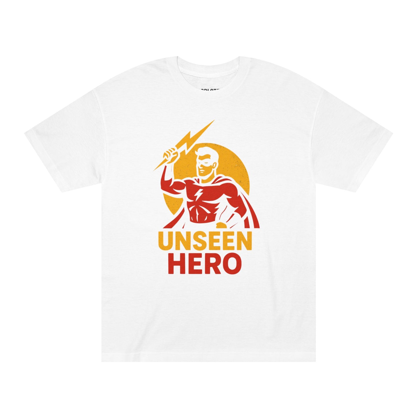 Unseen Hero Tee: Unisex Classic Shirt for Superhero Fans, Birthday Gift, Casual Wear, Geek Culture, Comic Con Attire