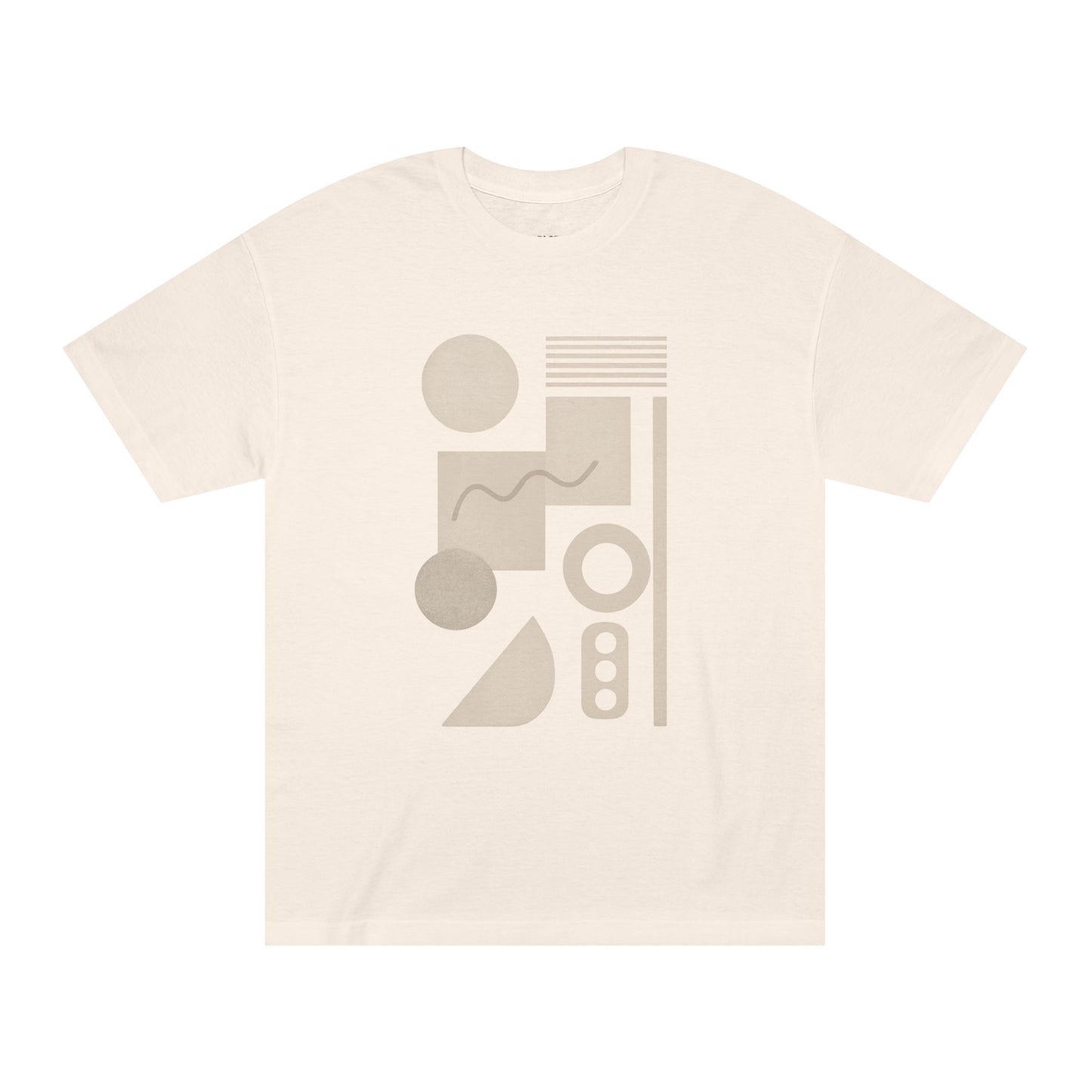 Minimalist Geometric Unisex Classic Tee, Casual Wear, Stylish Gift, Modern Fashion, Everyday Comfort, Trendy Summer Tee