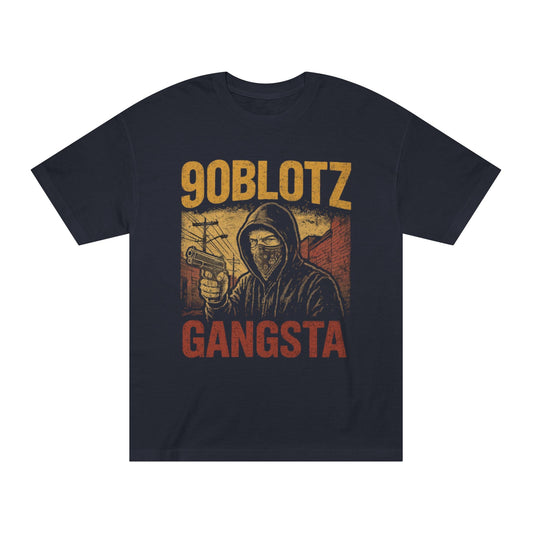 Vintage Gangsta Graphic Tee, Streetwear, Unisex Classic Tee, Music Festival Outfit, Gift for Him/Her, Casual Wear