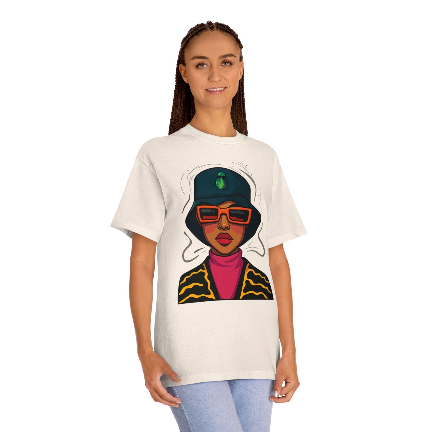 Sassy Illustrated Unisex Classic Tee - Trendy Graphic Shirt, Fashionable Gift, Streetwear, Statement Tee, Vintage Style T-Shirt