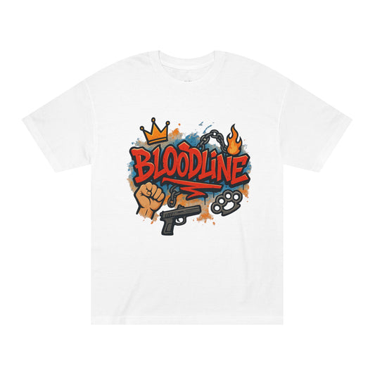 Urban Street Art Unisex Classic Tee with 'Bloodline' Design | Graffiti Style Shirt, Casual Wear, Gift for Teens, Hip Hop Fashion, [...]