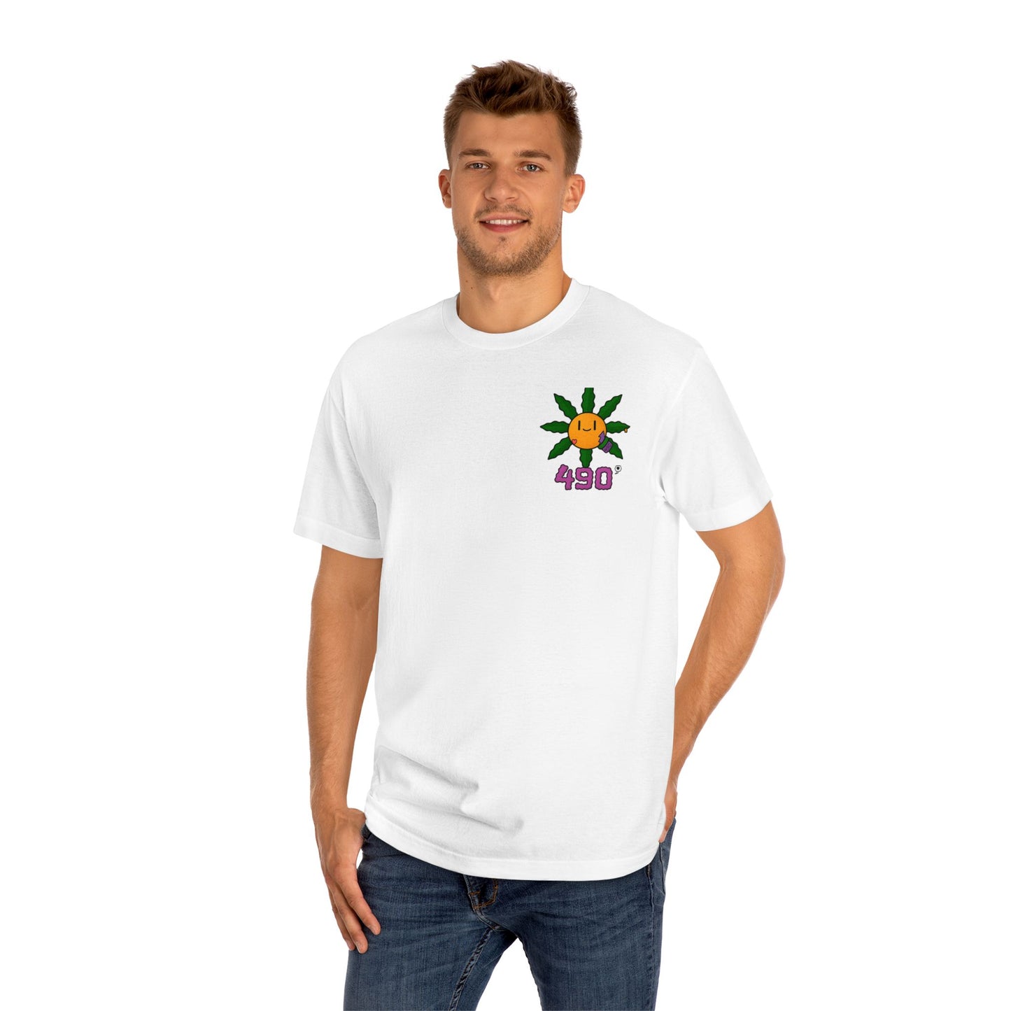 Vibrant 420 Unisex Classic Tee - Cool Weed Design for Festivals, Gifts, Streetwear, Summer Vibe, Chill Days