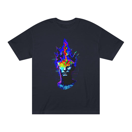 Colorful Frida-Inspired Unisex Classic Tee, Art Shirt, Retro Graphic Tee, Gift for Art Lovers, Festival Fashion