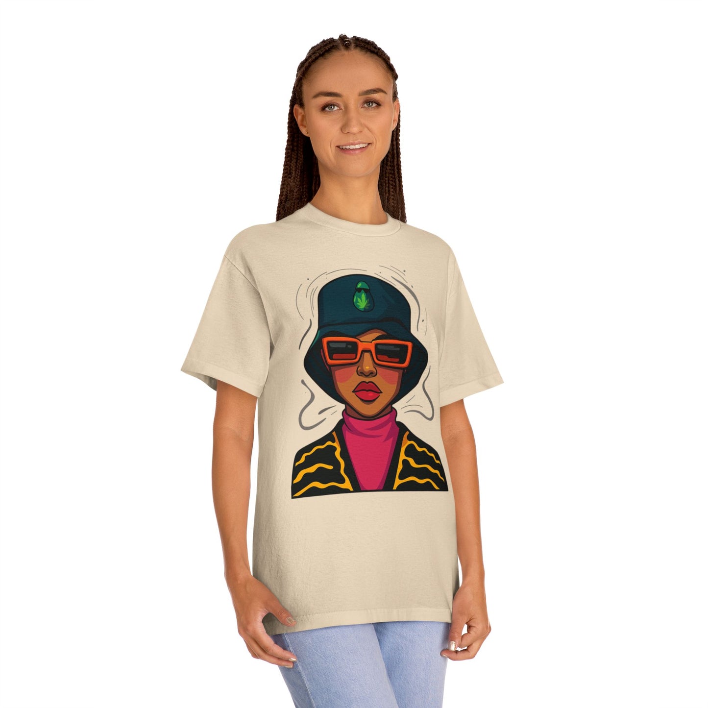 Sassy Illustrated Unisex Classic Tee - Trendy Graphic Shirt, Fashionable Gift, Streetwear, Statement Tee, Vintage Style T-Shirt