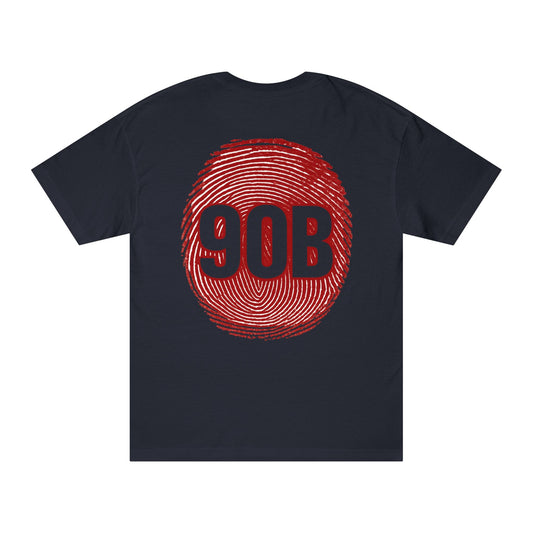Bold Graphic Unisex Tee with 90B Design, Casual Streetwear, Gift for Him/Her, Trendy Summer Top, Perfect for Parties His name is proof of identity