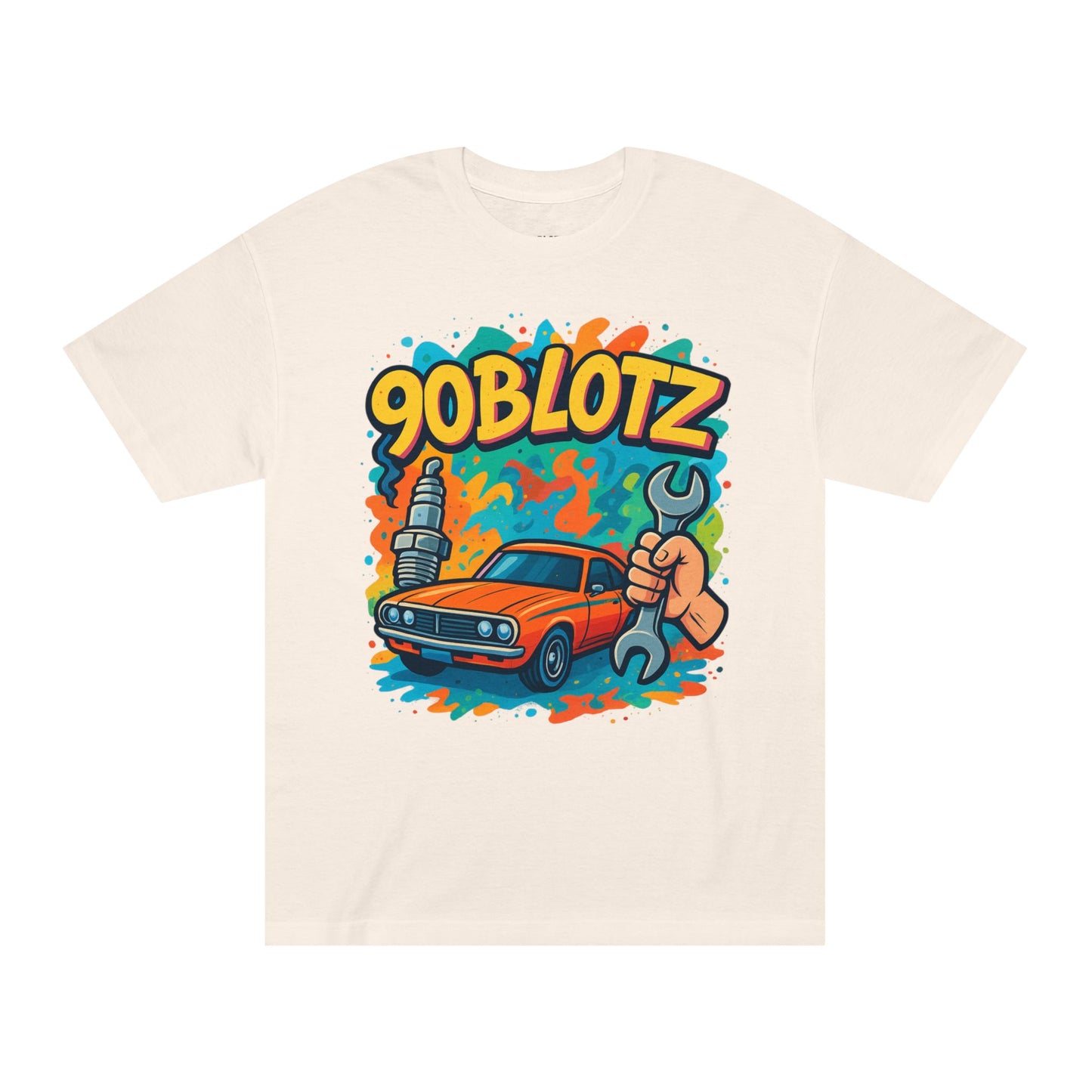 Retro Car Enthusiast Tee - 90BLOTZ Graphic Unisex Classic T-Shirt, Vintage Car Shirt, Gift for Gearheads, Auto Repair Apparel, Cool [...]
