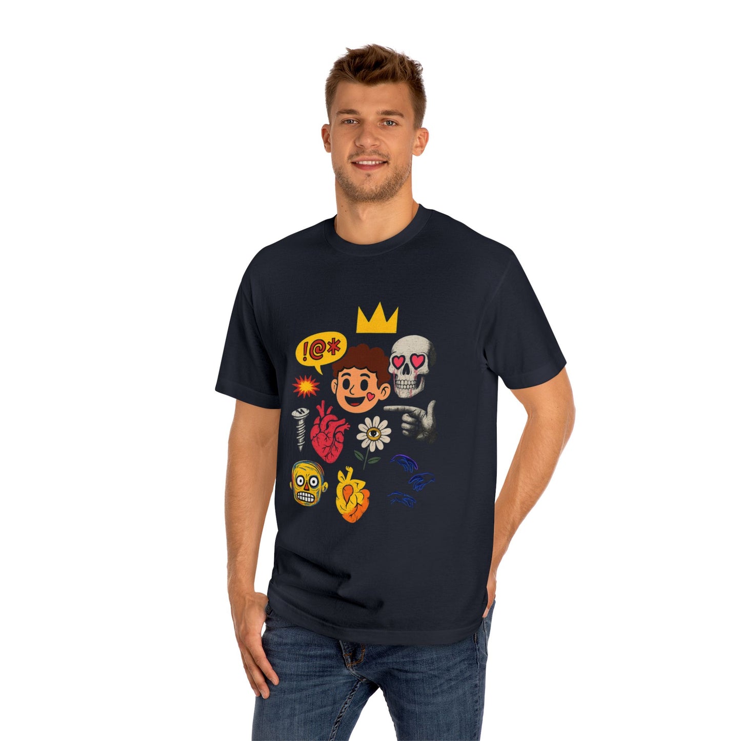 Fun Graphic Tee for All Occasions, Quirky Casual T-Shirt, Cool Unisex Apparel, Gifts for Friends, Retro Vibe Clothing