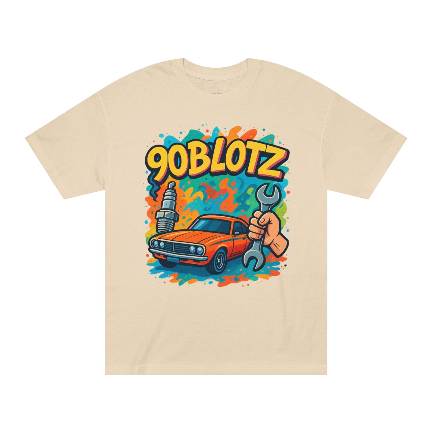 Retro Car Enthusiast Tee - 90BLOTZ Graphic Unisex Classic T-Shirt, Vintage Car Shirt, Gift for Gearheads, Auto Repair Apparel, Cool [...]