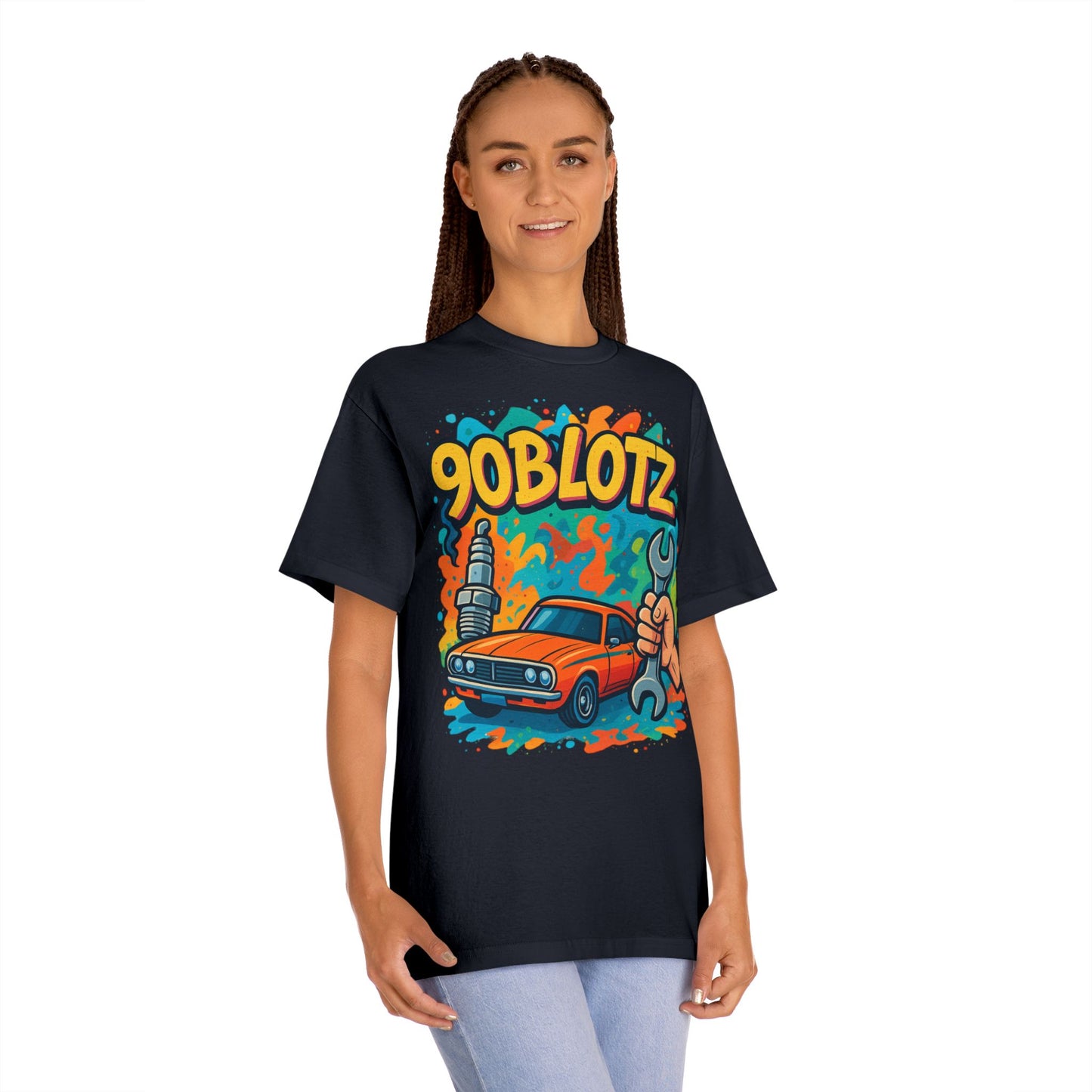 Retro Car Enthusiast Tee - 90BLOTZ Graphic Unisex Classic T-Shirt, Vintage Car Shirt, Gift for Gearheads, Auto Repair Apparel, Cool [...]